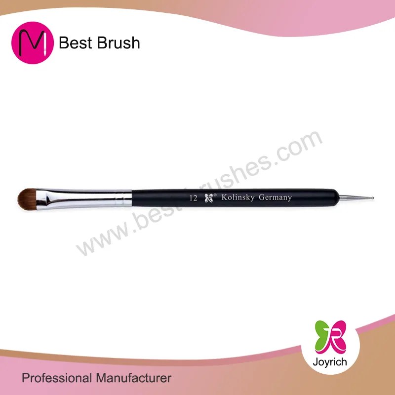 بروس ناخن فرانسوی Kolinsky Wood Black Wood